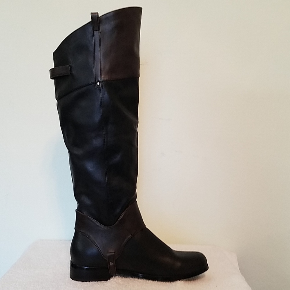 Boots Faux Riding Boot 7.5M - Picture 2 of 8